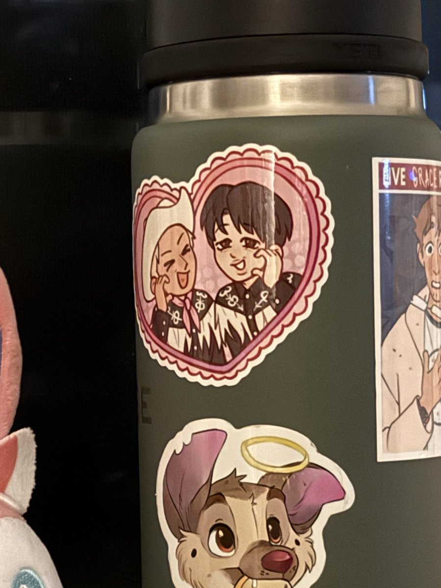 sylvajoons's tweet photo. also shoutout to this vendor at armyland you made my day by combining my interests

ken and ptd jimin will live on my water bottle forever https://t.co/oNeCvyXG9R