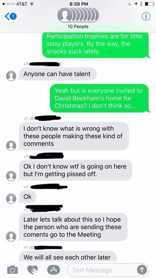 SportsBruv's tweet photo. when you get added to a random soccer mom group chat by mistake (1/2) https://t.co/wF8rFK1QXX