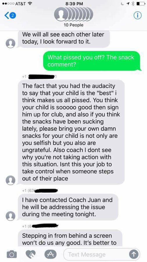 SportsBruv's tweet photo. when you get added to a random soccer mom group chat by mistake (1/2) https://t.co/wF8rFK1QXX
