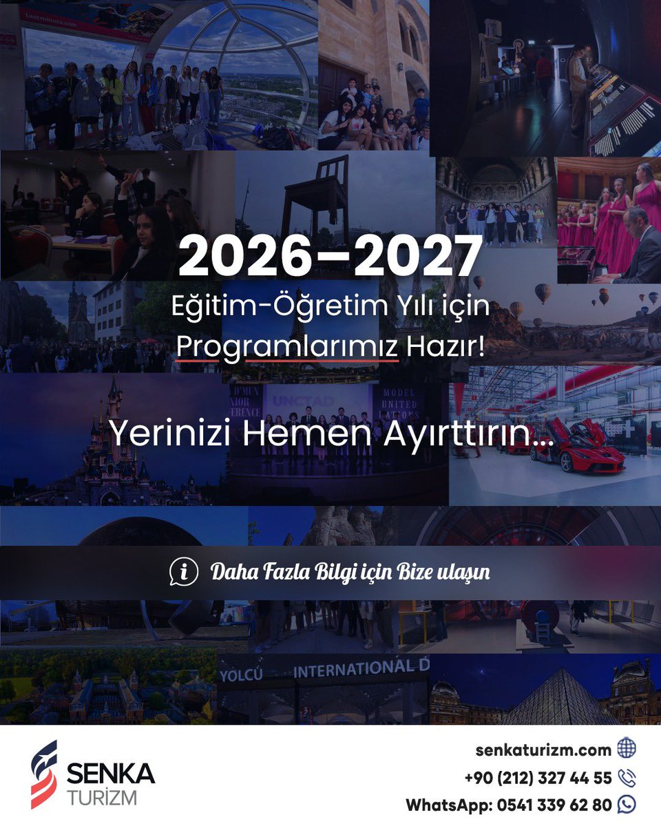 senolkayaInt's tweet photo. 2026-2027 Eğitim Öğretim yılı için gedi etkinlik programlarımızı okullarımızla planlıyoruz.. Bizlere ulaşabilirsiniz. https://t.co/PdEIWpAUJk