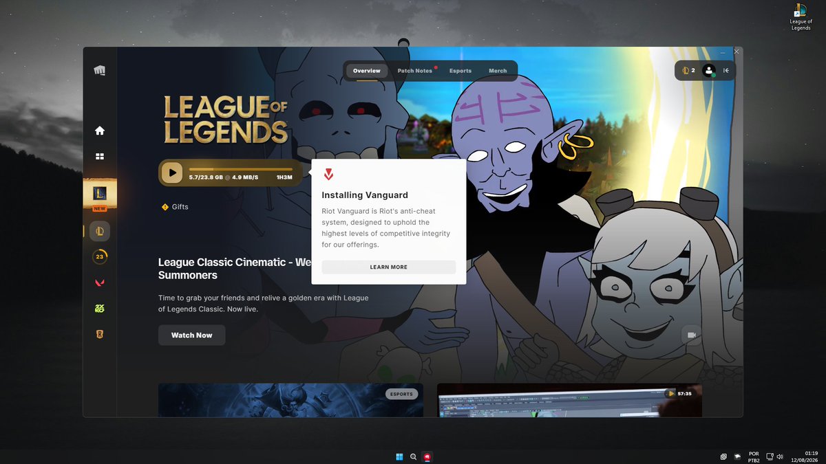 Isabele_D3vil's tweet photo. Para mim a pior parte de formatar um pc é baixar tudo de novo, e toda vez sempre lembro como o Launcher do LoL é uma merda https://t.co/O77IWe3dhw