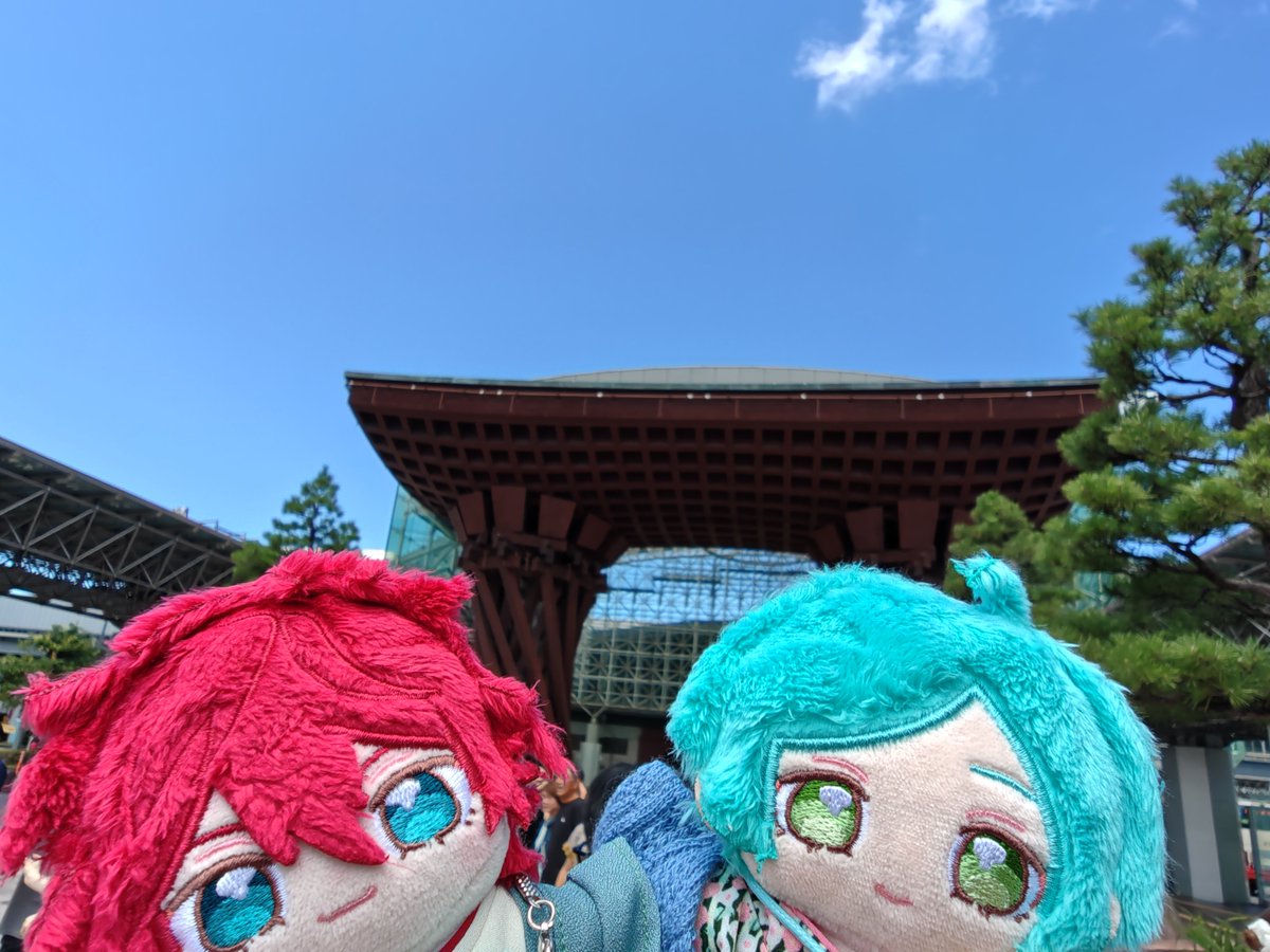 gurappe's tweet photo. 「かなざわにきましたよ〜🎶」
 #いつぬいが見られるタグ https://t.co/xdG5apTxXo