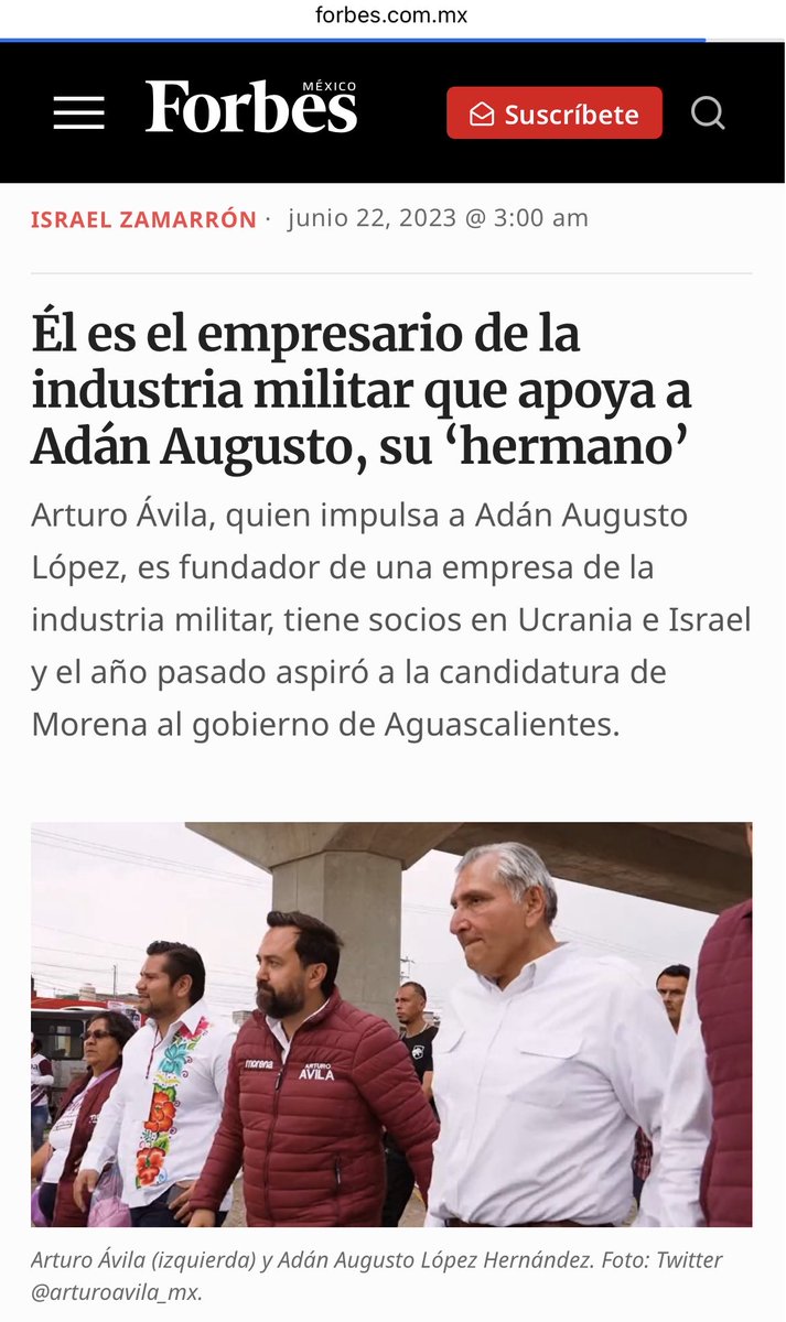 eli_conacento's tweet photo. @gbsumudflotilla:
Como pueden ver en esta pieza de periodismo investigativo, Arturo Ávila Anaya es quien vendió los vehículos militares livianos Yagu —de la israelí-estadounidense Plasan— al Gobierno de Nayib Bukele, en El Salvador.

•https://t.co/hNNtLUp66J

En esta entrevista, Ávila Anaya dijo: “rápidamente decidí que quería emprender hacia la industria de la seguridad aliándome con una serie de empresas en Israel, Estados Unidos y Brasil, para que me permitieran consolidar una empresa con una tecnología única”.

•https://t.co/144QoRUGRL

Este texto de Forbes, publicado en 2023, es un perfil de Ávila Anaya donde se habla de sus “socios en Ucrania e Israel”.

“Este último producto [Yagu], aunque es de patente mexicano, fue trabajado con la empresa israelí Plasant, ‘líder mundial en ofrecer entornos de vehículos más seguros y soluciones de supervivencia para las fuerzas de defensa y seguridad’”.

•https://t.co/LferduvOi0

Toda esta información ha sido ampliamente difundida en X, por lo que resulta imposible que Medrano, sumamente activa en esta red social, la desconociera.

Quisiera preguntarles: ¿esto coincide con los valores de la Flotilla? ¿Ustedes promueven a empresas aliadas del Ente Genocida Israelí? ¿El BDS no aplica a empresas de políticos con quienes se simpatice? ¿Prestan el prestigio de de la Flotilla a políticos que hacen negocios con Israel?

Saludos.