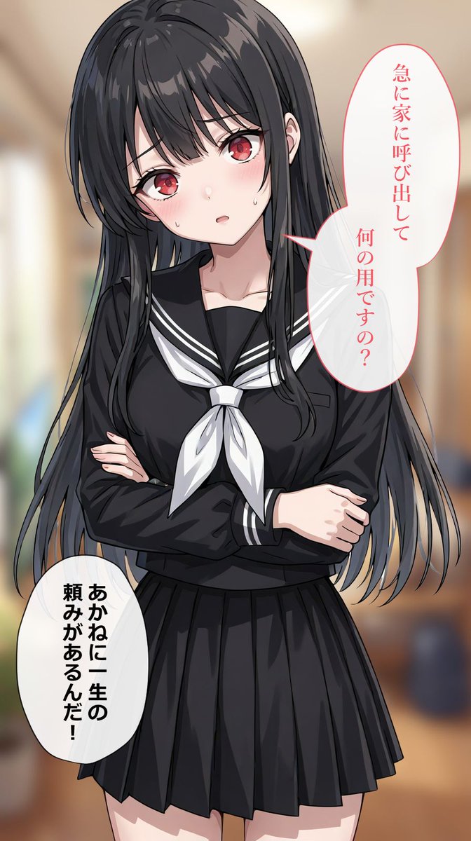 firstgals's tweet photo. 幼馴染のあかねに一生のお願いしてみた https://t.co/gV4y7Afj5K