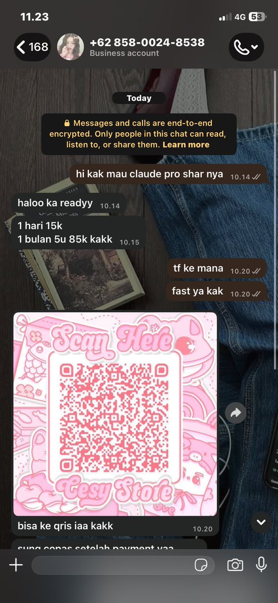essereinfiore's tweet photo. hi abis kena tipu claude pro sharing beware penipu @_eveclarke trnyta emg udh FAMOUS ye (salah gw jg buru2 dan ga ngecek) minibites cesy store https://t.co/xzGHgu0Dws