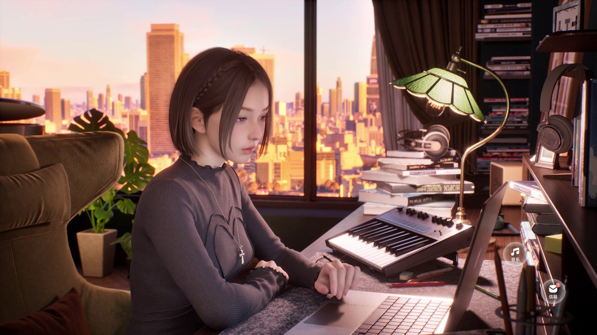 gamespark's tweet photo. miHoYo新作が約1か月でサ終を発表。AI活用のSteam向けデスクトップチルソフト『BSide: Olivia Lin』オフライン版に移行へ
https://t.co/vx4mEddcdp

8月27日にはローカル環境で彼女の演奏を聞いたり、デスクトップ動的壁紙機能を利用できるオフライン版がリリース予定。 https://t.co/2FB2qE4CFb