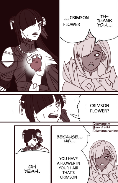 flamingarc's tweet photo. couldn't stop thinking about this so i made this shitty comic #fefw https://t.co/pmtd6DCh9W