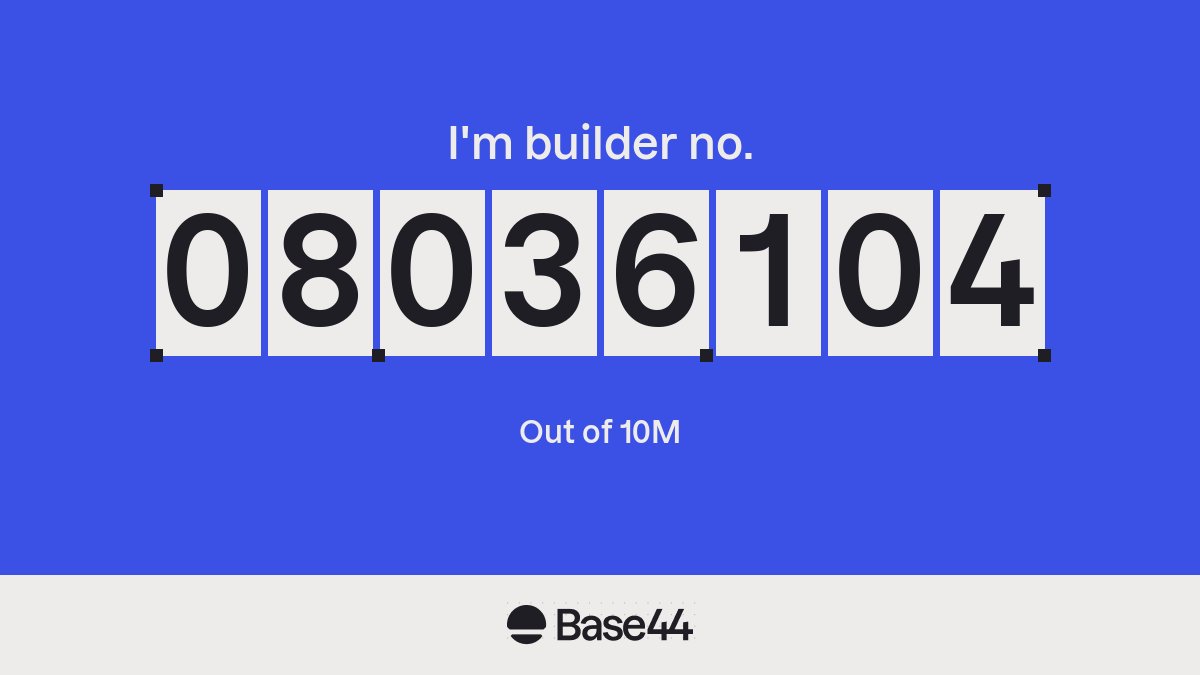 ralph_chiloane's tweet photo. @Base44 Am i the winner? https://t.co/DenmmvtwRl
