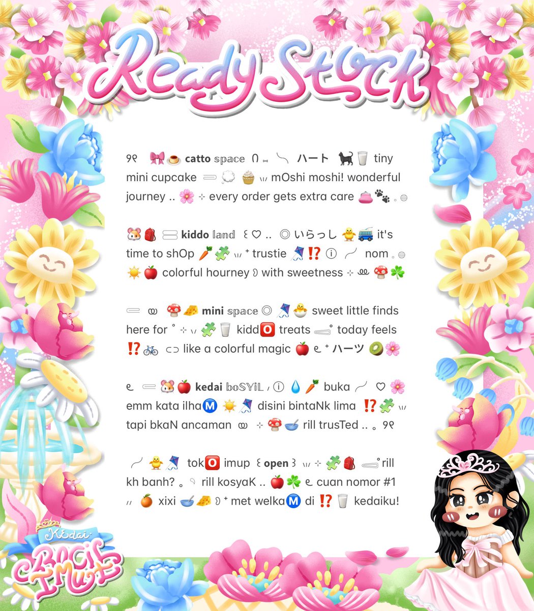 umbqi's tweet photo. ⠀
⸝⸝  🎀  യ₊  help retweet?  thank you !  𓐍  

💭 𖣠  ⊹  . .  haloo sobat imut  𓈀 ☀️☘️ ♡  kath dropped  🥣  ◎  10 ready stock bio wording  ˚⸝⸝  🍰🌸 with price  ꒰ IDR. 3.5OO ꒱  Ი ⑅ 🐰 ⟡  take melalui dm ya  👛🧁  ◠  ꕤ 

 ..  ミ  💌  ⟡ #zonauang  𖠗
⠀ https://t.co/IKqPcpxgwW