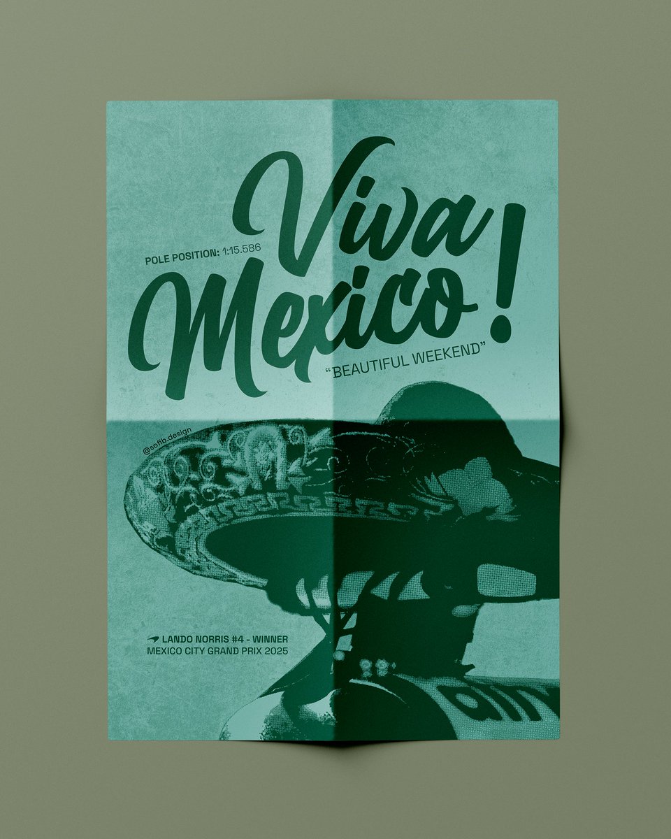 f1srockstar's tweet photo. #LN4: "VIVA MEXICO!"  

#MexicoGP #F1 @LN4 @LandoNorris @McLarenF1 @sofibdesign https://t.co/KzeM2VeENc
