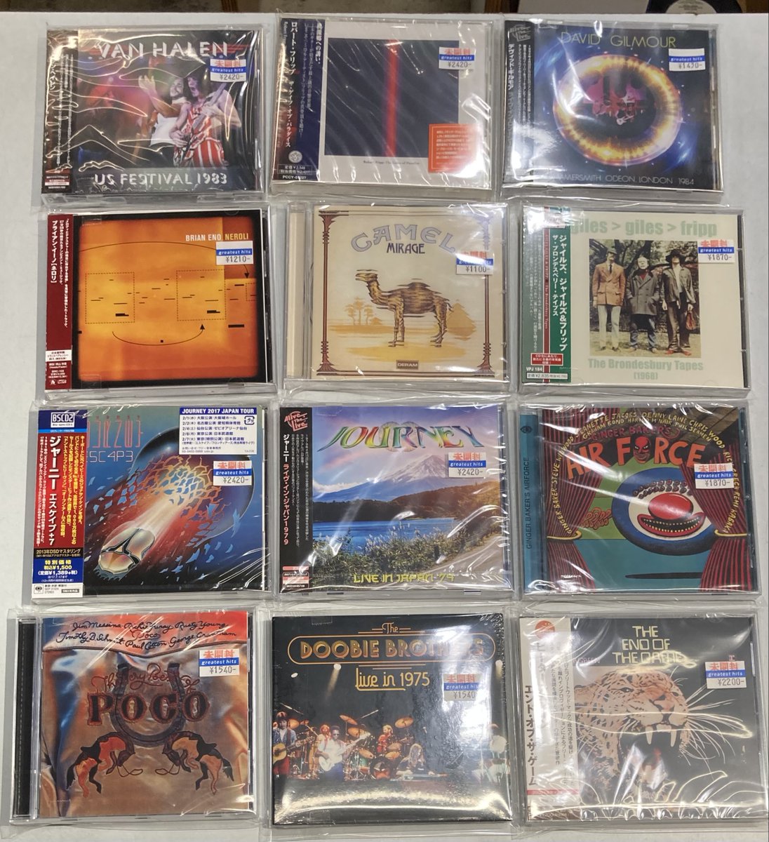 USED CD】今日も今日とて1階ROCK💿CD未開封多めで入荷中です🌧️🙄