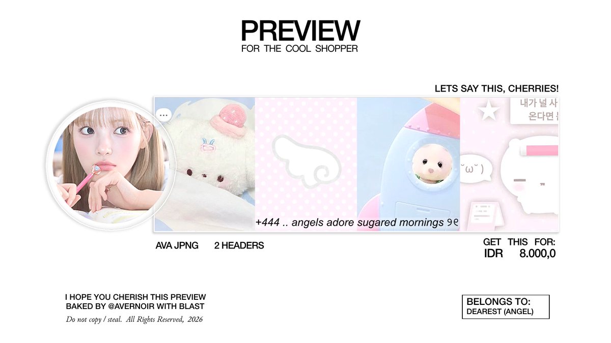 chaodtic's tweet photo. Help me to repost this, thank yew! 

꣑୧ .. Every angel deserves a beautiful home. Ningning and H2H ꒰ jiwoo, a-na, ian, juun, stella, carmen, yeon, yuha ꒱ layout(s) are waiting just for you. Bring your favorite home for only IDR 6k-10k! Claim through my DMs or Tele. #bealanja https://t.co/ycUWOFBDhf