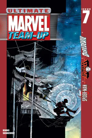 ArtsMandrew's tweet photo. I enjoyed this three issue arc but it is genuinely hilarious how this is straight up just a Punisher and Daredevil Story and Spidey is only in all three issues for brief cameos just to justify it being part of this book https://t.co/FINBvfiFOj