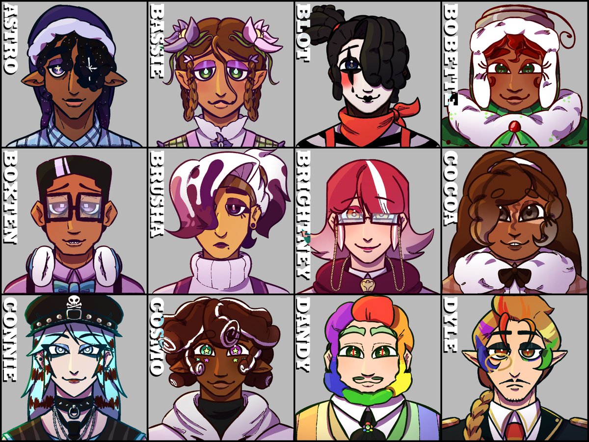 Simpadoodlesz's tweet photo. I just realized I never posted my human designs here... Oh well... Might add Waxwell later tho

#dandysworld #dandysworldashumans https://t.co/6luUjVfBd6