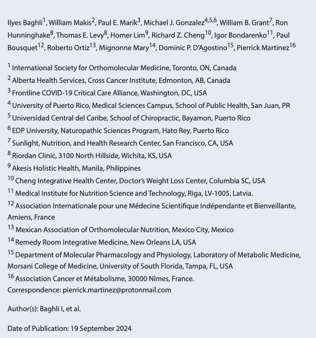 _Ivermectincure's tweet photo. 🚨 BREAKING NEWS: New Cancer Protocol Using Ivermectin, a Ketogenic Diet, Fasting, and Fenbendazole Published – September 2024

The 7-Therapeutic Hybrid Model for Cancer Treatment

1. Vitamin C

2. Vitamin D

3. Zinc

4. Ivermectin

5. Fenbendazole, mebendazole, and DON (a glutamine antagonist)

6. Fasting, a ketogenic diet, and ketone metabolic therapy

7. Press-pulse therapy, endurance exercise, hyperbaric oxygen therapy, methylene blue, CoQ10, niacin, magnesium, and vitamin E

The protocol outlines dosages for all seven components and recommends following them for at least 12 weeks, regardless of cancer type.

Visit: https://t.co/da0kxPipn7

Note: This protocol is experimental and is not considered standard cancer care.

#Ivermectin #Fenbendazole #Cancer #CancerResearch #Mebendazole