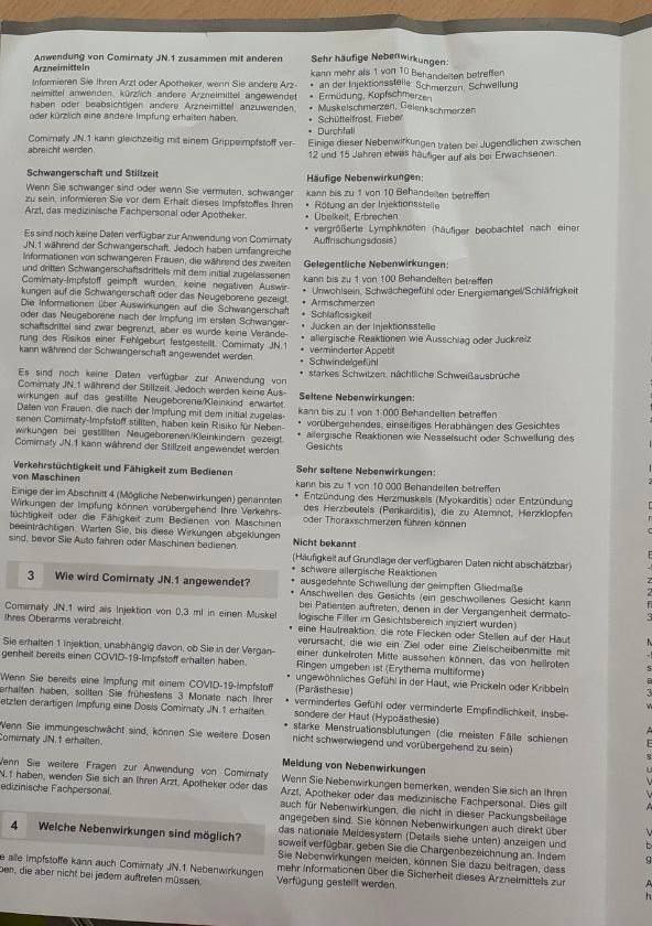 maikpi70's tweet photo. ❗️💥Ach gugg💥❗️
#Impfung 
Jetzt steht es ja doch im Beipackzettel von der Comirnaty-#Biontech/#Pfizer-Impfplörre
drin, das als #Nebenwirkung auch der Tod eintreten kann. 

Wieder eine "#Verschwörungstheorie",die wahr wurde und die stillschweigend der Masse untergejubelt wird, obwohl es immer verneint wurde, Sachen gibt's... 😉🤡🤷‍♂️
(10.24 gespeichert)