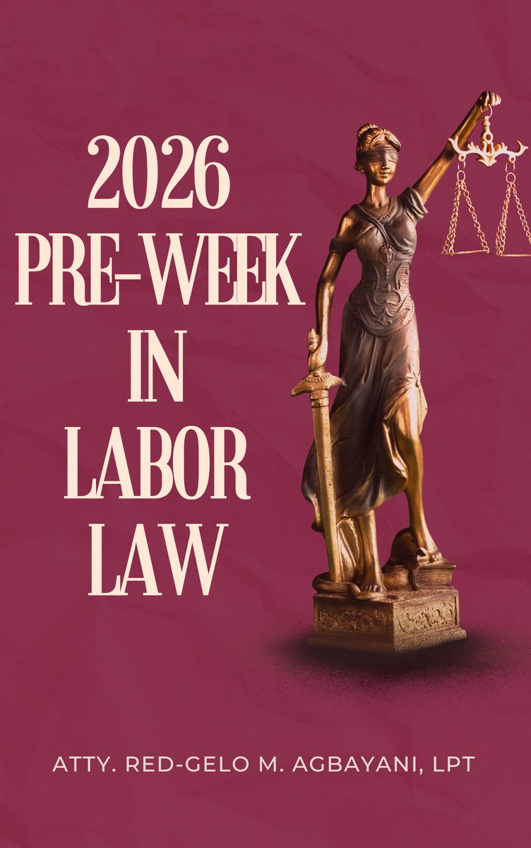 AgheroLabs's tweet photo. The Pre-week Notes for Political Law, Labor Law, and Remedial Law have already been sent to your respective email addresses.

If you did not receive the Pre-week Notes, kindly send me an email at redgeloagbayani@gmail.com.

LMT will be out a day/night before the Bar Exam.

Carry on, #2026Bar!