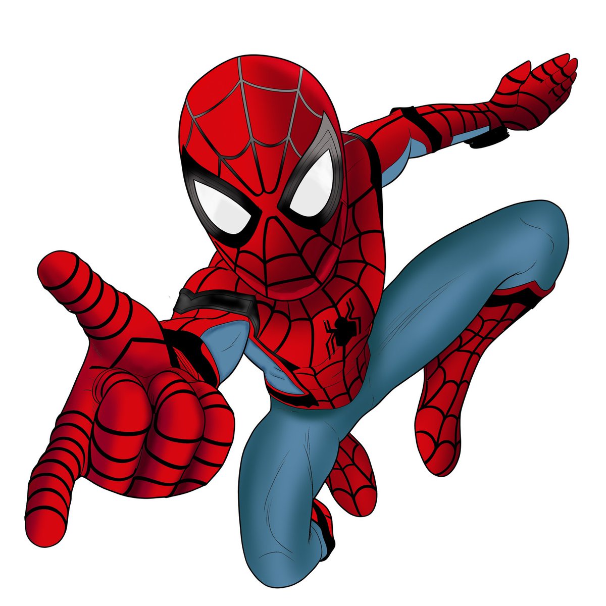 ThisIsKaivor's tweet photo. Spider-Man looking absolutely 🔥🕷️

Big shoutout to @RyanXDesigns  for this awesome artwork! The pose, linework, and details go crazy on this one. ❤️💙

Go show @RyanXDesigns some love!
#SpiderMan #Marvel #DigitalArt #Artist https://t.co/m5datS9k6Q