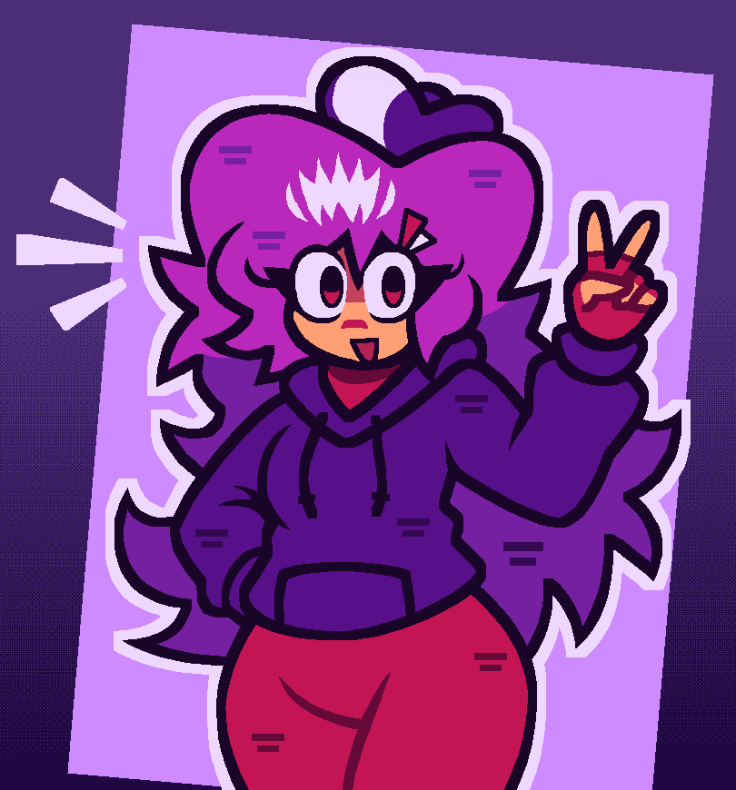 Dev1lAng3l's tweet photo. Purple girl that always appears to me on Twitter
@CrispyChickenmm https://t.co/Gv0Gm9SrJi