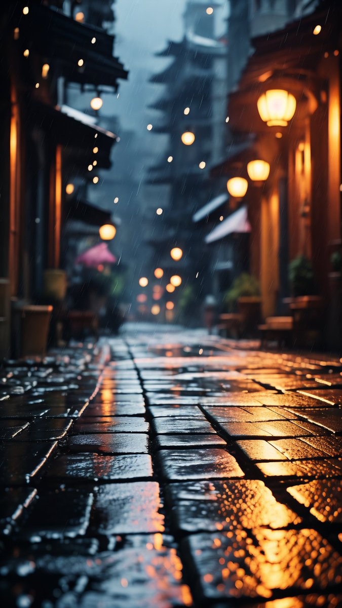 Fanny_bos13's tweet photo. Walking the alley after rain—every puddle’s a tiny mirror catching the city’s glowing neon. https://t.co/F6fC7tRxZP