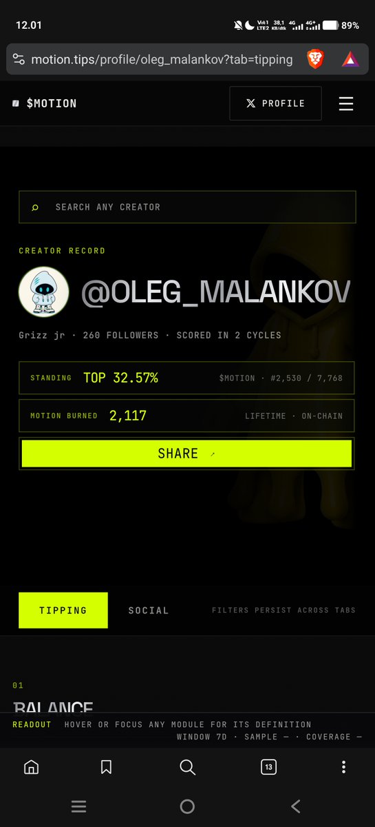 oleg_malankov's tweet photo. Liat betapa cepet gw naek Leaderboard di $MOTION @motiontip 🫵😎

Cuma butuh 30 menit
Caranya gampang, buat post, saling engage sama orang orang, saling tip juga.

Jadi ayo saling support guys 🤝🫡
Langsung aja regist di https://t.co/MrmXqWiZ7t #zonauang https://t.co/Glw8COGvyW