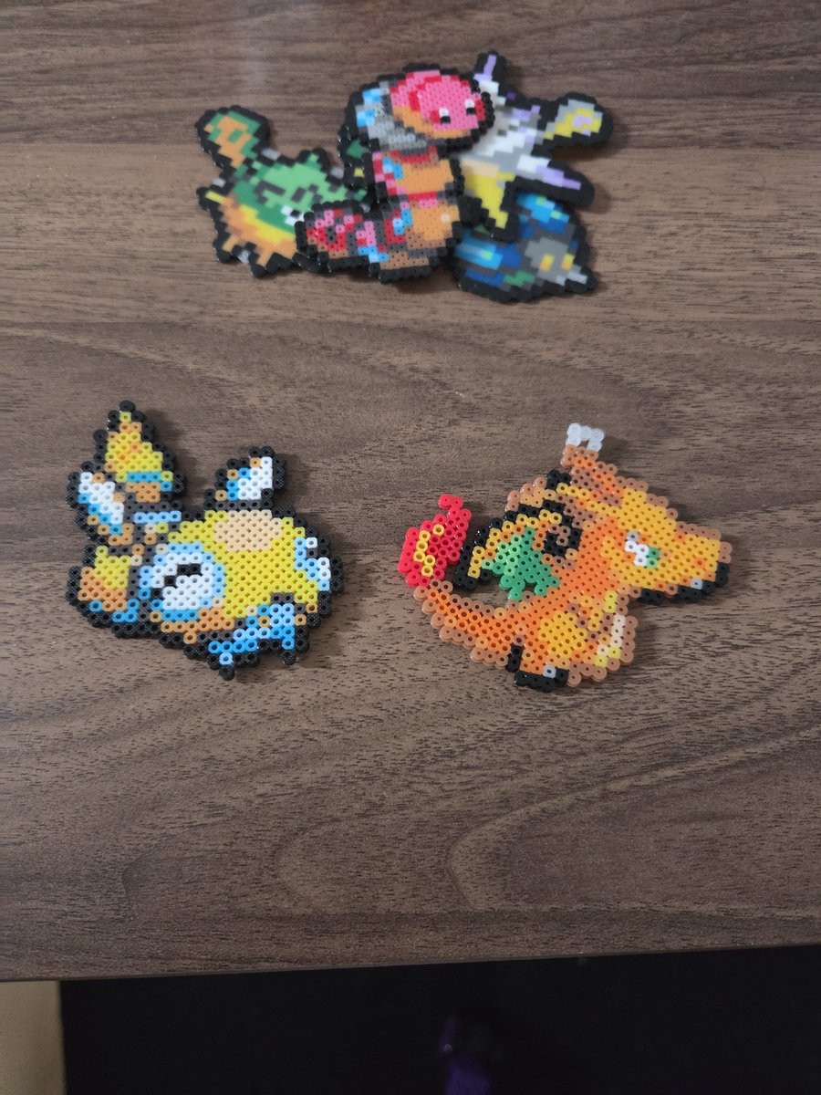 beegames22's tweet photo. ノコッチとリザードン
アイロンの掛け方少しわかった気がする
ビーズ穴を無くそうと掛けてたけど
逆だねある方が味が出てくる https://t.co/rFPR8ZmWtt