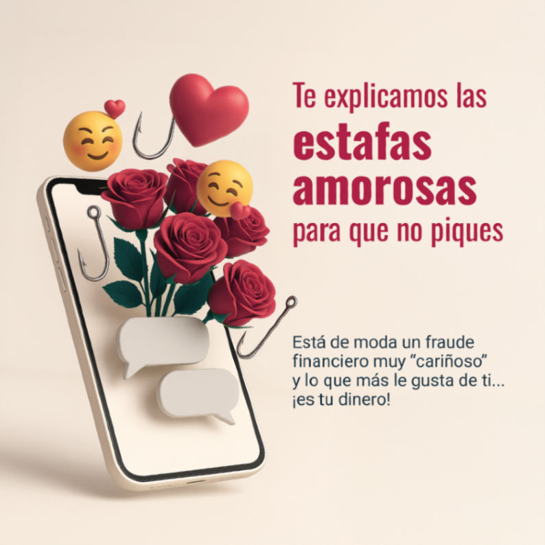 CNMV_MEDIOS's tweet photo. ♥️🩹 También en verano, mucho cuidado con las #EstafasAmorosas
Hay un patrón frecuente: contacto “casual” (redes, apps, SMS), creación de un vínculo emocional e invitación a una supuesta inversión “rápida, fácil y sin riesgo”.

Conoce las señales. Abrimos hilo 👇 https://t.co/Rkt6y4gpQT