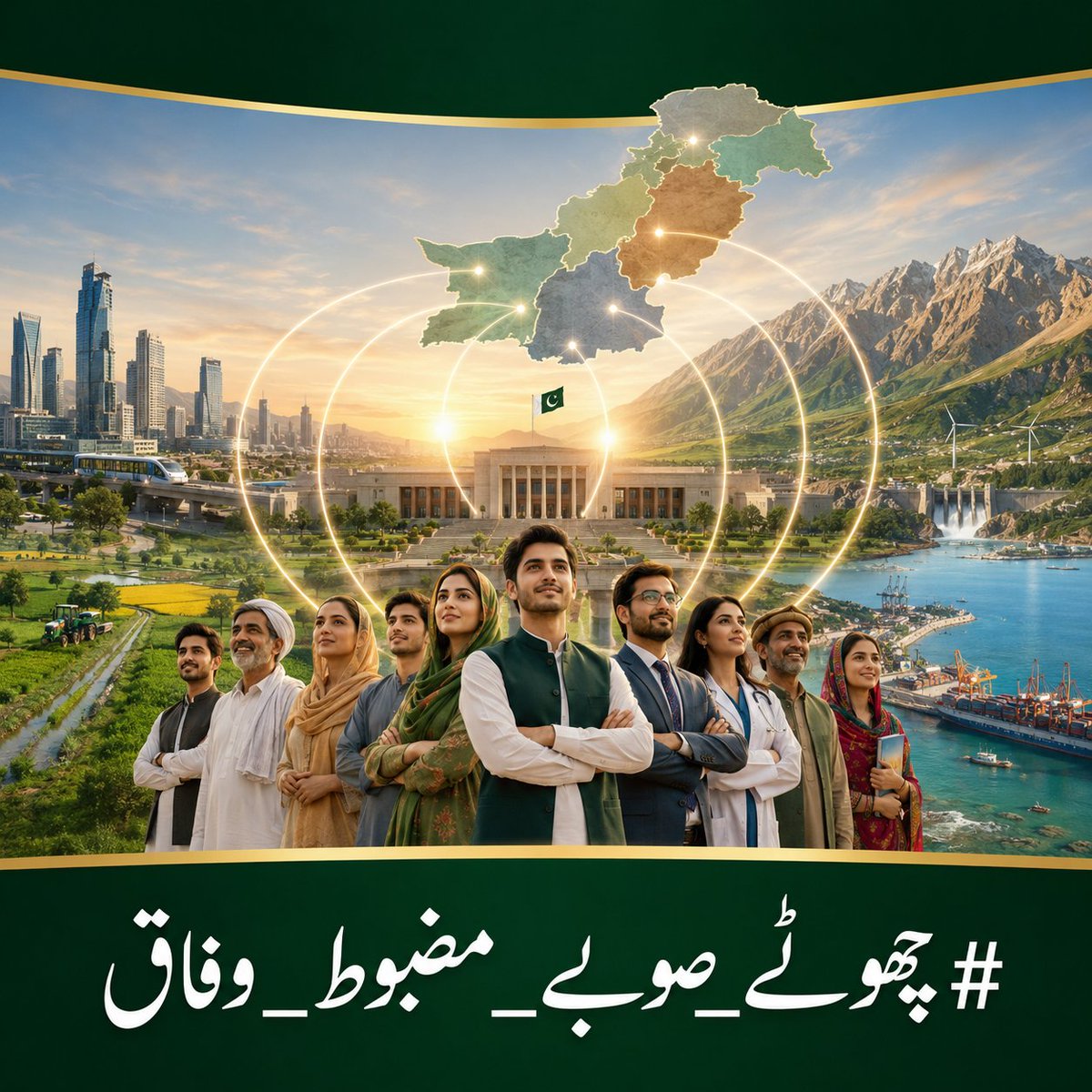 PakVocals's tweet photo. اختیارات عوام کے قریب ہوں گے تو مسائل کا حل بھی تیز ہوگا۔ بہتر حکمرانی، منصفانہ وسائل اور یکساں ترقی کے لیے انتظامی اصلاحات وقت کی ضرورت ہیں۔
#چھوٹے_صوبے_مضبوط_وفاق https://t.co/GPmGviYu6E