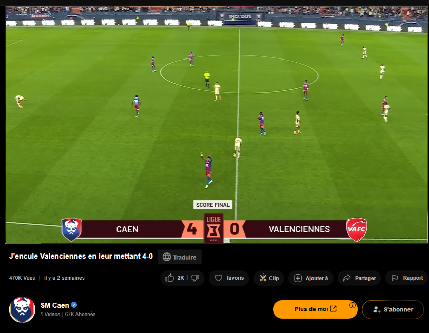 PationalZone_'s tweet photo. 🚨🚨LE STADE MALHERBE DE CAEN A OUVERT UN COMPTE SUR UN SITE POUR ADULTE 🔞!!! https://t.co/Kipc6VnN8f