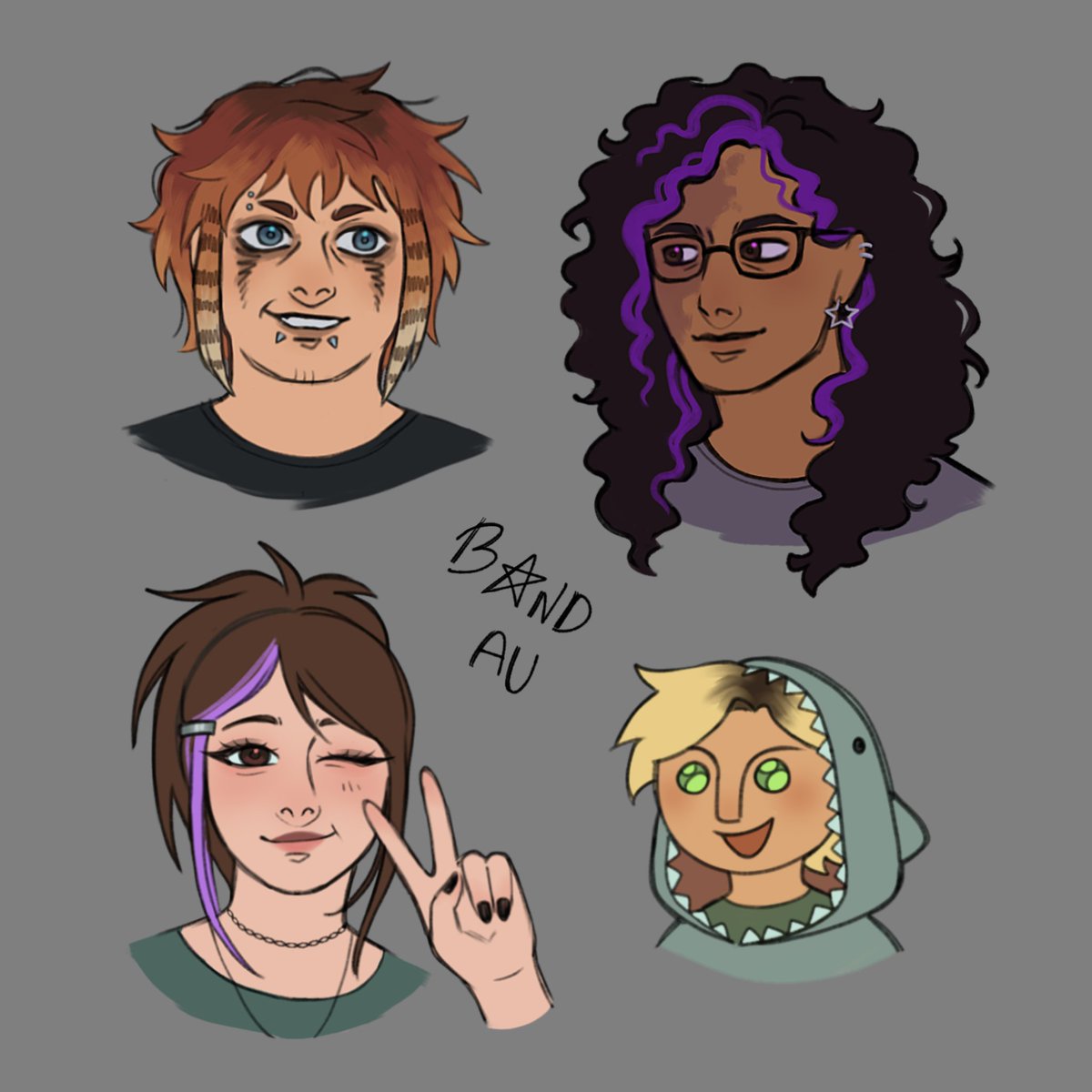 Marmar12357243's tweet photo. BAND AU STARSINNERS :D (sorry for not drawing Foolish propperly, i wanted to post this already, and i don't have time to figure out how to design human F)
credit to @leweplacebo <-- CEO of the au
#qsmp2 #ewron #ashswag #tinakitten #foolish #starsinners https://t.co/r85Gq9ZKm4