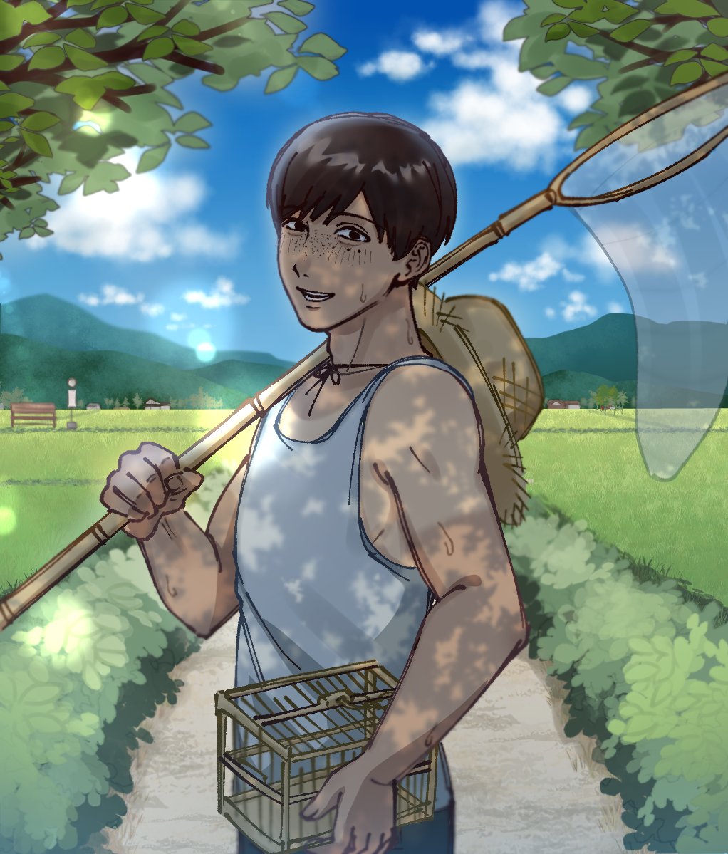nehh28's tweet photo. #ドムドムチーチー
学生チカヒコお兄ちゃんと夏休み（幻覚） https://t.co/e8oCDWH2WE