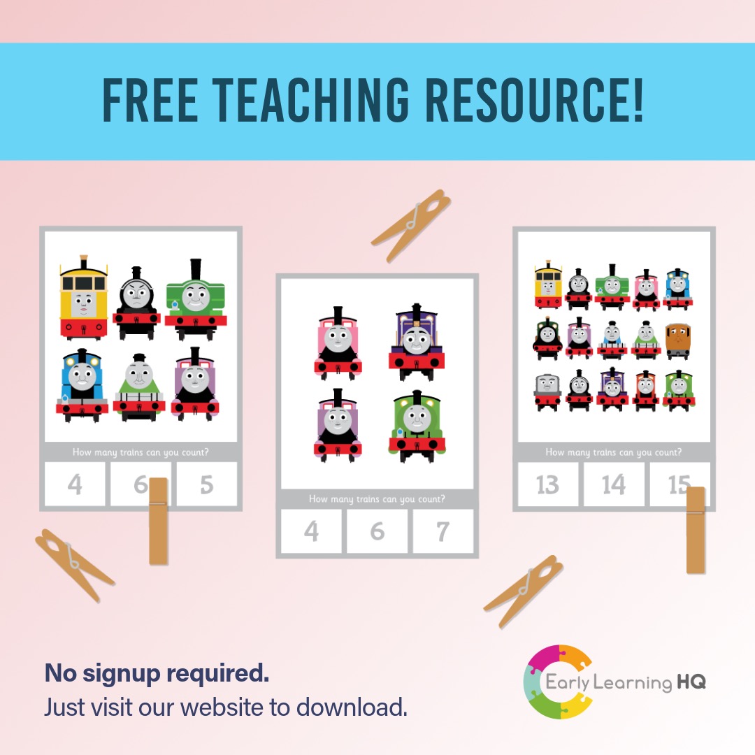 EarlyLearningHQ's tweet photo. Download our FREE maths resource, ideal for young train enthusiasts looking to hone their counting skills. 
https://t.co/us1WqtpEUY https://t.co/rr99YkpRHi