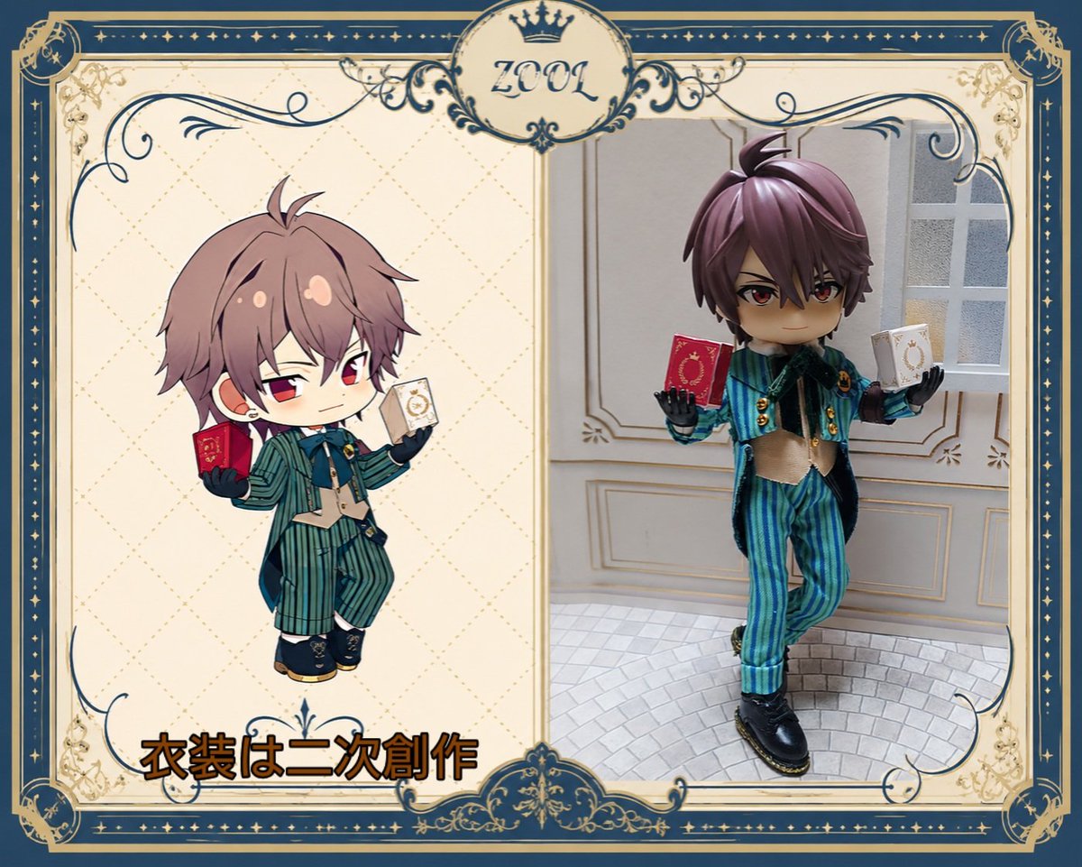 sakurahime_0709's tweet photo. 皆さま、お待たせしました✨
こちらが虎於くんのアニカフェ衣装に
なります🐯

何とか4人を3日間で終わらすことが
出来ました……笑
4Jではこちら4人を連れて行きますので
見かけた際には話しかけてもらえると
喜びます🤣🤣🤣

後ほど4人揃った写真をポストする予定です✨
🐗🐶🐍🐯 https://t.co/ohB70zruUo