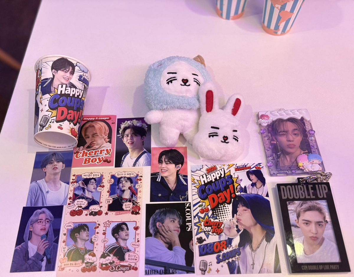 mnc_34_8's tweet photo. 昨日は遅らばせながらスンチョルのセンイルカフェに行ってきた🍒🐰💗✨
装飾はなかったけどスンチョルのトレカとかカプホとかもらって幸せいっぱい🥹♡
来年はセンイル渡韓したいな〜🫶
#happyscoupsday
#scoups https://t.co/UtXa2mqiPG