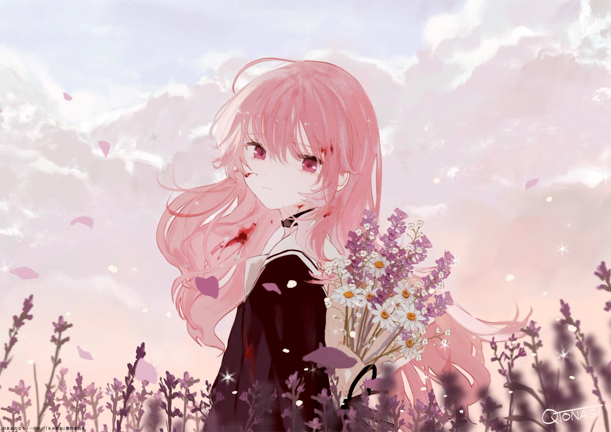 anime_kimishinu's tweet photo. TVアニメ「きみが死ぬまで恋をしたい」
　˗ˋˏ💐応援イラスト第6弾公開💐ˎˊ˗

 ✼••┈┈┈┈

　旧都なぎ 先生（@QTONAGI）

　　　　　　　　　┈┈┈┈••✼

毎週放送翌日に豪華作家様からの
応援イラストを公開！
第6弾は旧都なぎ先生です✨

#きみ死ぬアニメ https://t.co/0xRRk4o0mV