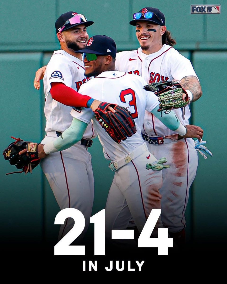 concepcionwjat's tweet photo. Boston's .840 winning percentage in the month of July was their best winning percentage in a single month in Red Sox history!
#MLB https://t.co/aufTXpfw0P