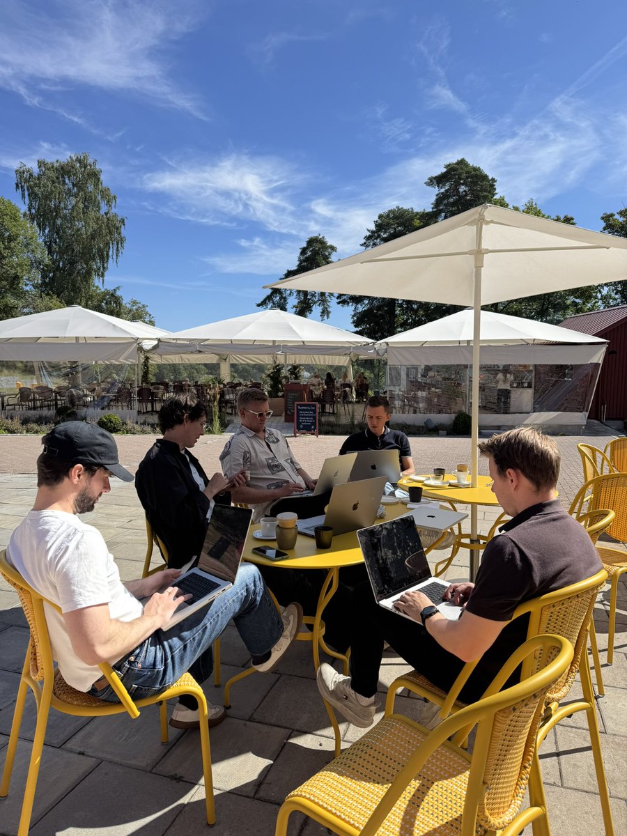 jesperlindstrom's tweet photo. Discussing the GTM strategy and enjoying the last few days of summer https://t.co/sY3GhKCyWT