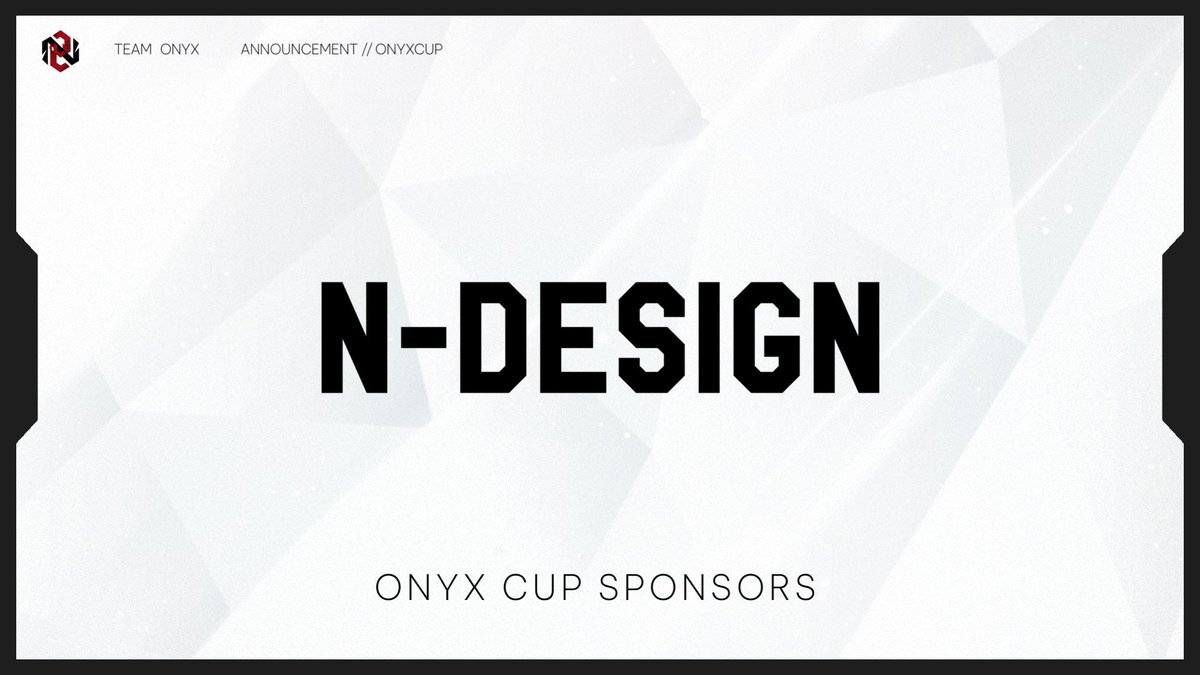 Team_ONYXWIN's tweet photo. ◤ONYX CUP - SPONSOR #2◢
・N-DESIGN様
・e活様
ご協賛ありがとうございます!
8/16(日) 16:00〜20:00
Apex Legends/招待制チーム戦
#ApexLegends #ONYXCUP https://t.co/2ECjNZ0QWe