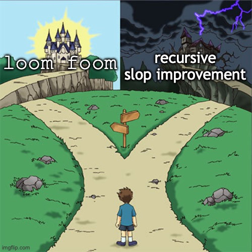 amplifiedamp's tweet photo. this is probably best chance we have at a Simulator Era resurgence

none of the other people theoretically interested in loom I've spoken to were willing to take action, even with my support

so i'm choosing to support kat, because i'd rather have one distant hope than for the dream of loomworlds to fizzle out