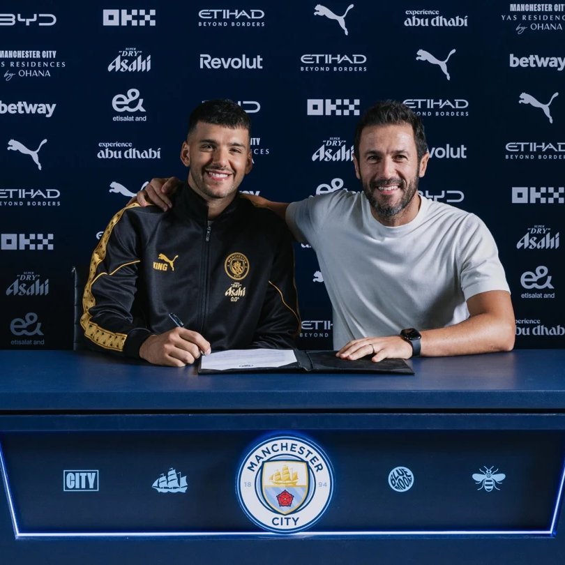 City_Xtra's tweet photo. OFFICIAL: Geronimo Rulli has signed a two-year #ManCity contract until 2028. https://t.co/Dg3fi2hYQc