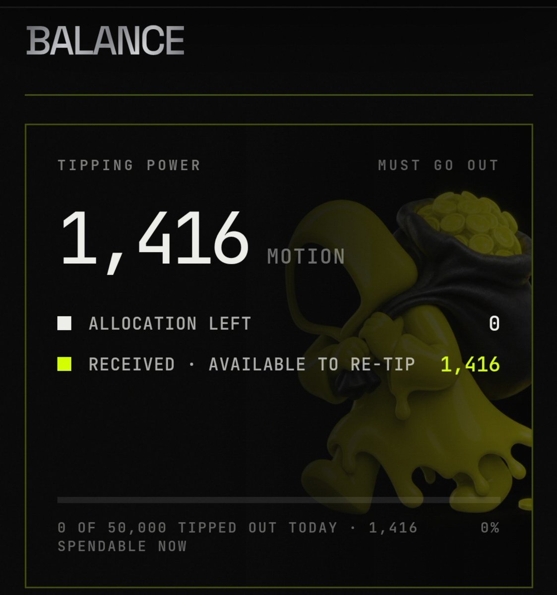 muddy_xbt's tweet photo. enjoy this game 😹😹 

Just got again 1416 $MOTION you need tip 1000 @motiontip 

just drop comment @tipmotion 1000-2000 I send you all instant https://t.co/Ie5DOT4Pwv