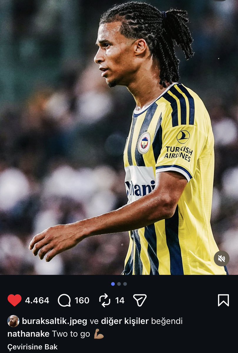 ajansfenercom's tweet photo. Nathan Ake: “İki maç kaldı.” https://t.co/19wM5BnlWa