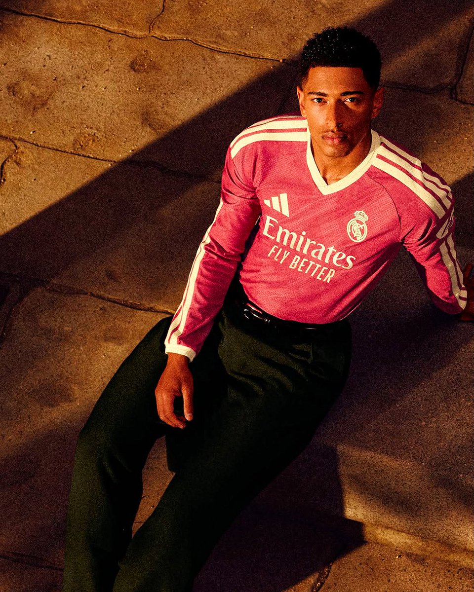 brfootball's tweet photo. Real Madrid present their new pink third kit 🩷 https://t.co/swpnxTMPfE