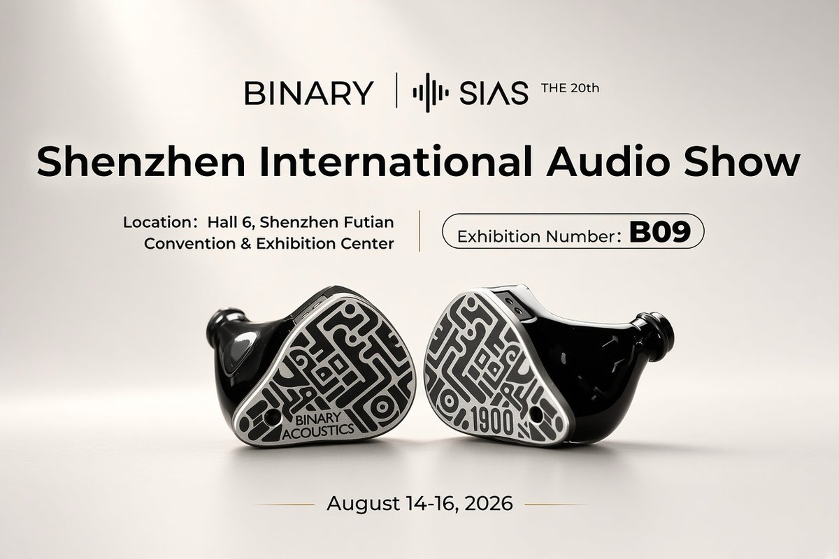 BinaryAcoustic's tweet photo. 🎧 Binary、深圳オーディオショウに登場!
Binaryのサウンドを、ぜひ会場で体験してください。✨
皆さんの感想もお待ちしています🎶
#Binary #Binary1900 #HiFi #オーディオ #イヤホン #ポータブルオーディオ #深圳オーディオショウ https://t.co/JCZjI32vrz