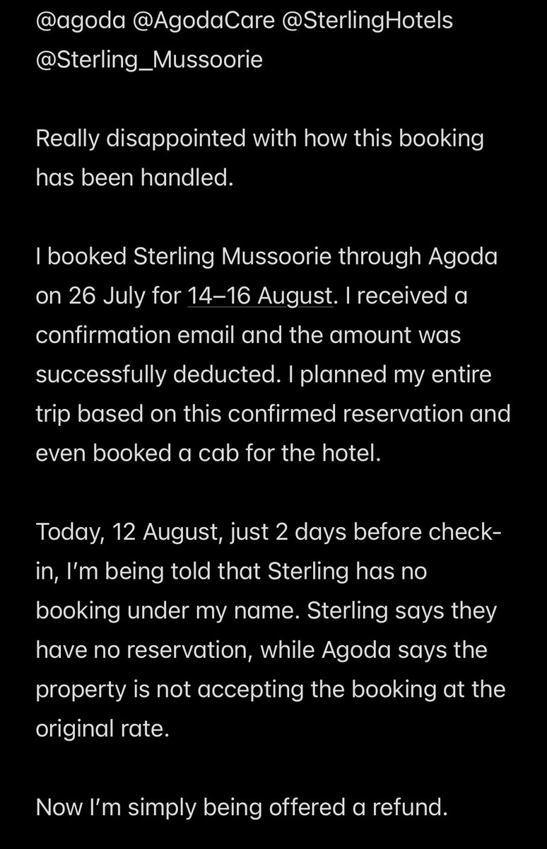 UditiKansal's tweet photo. @agoda @SterlingResorts @agodahelp941 @hotels @agodaindia @sterlinghotel @sterlingmussorie https://t.co/eLIkwV7Fey
