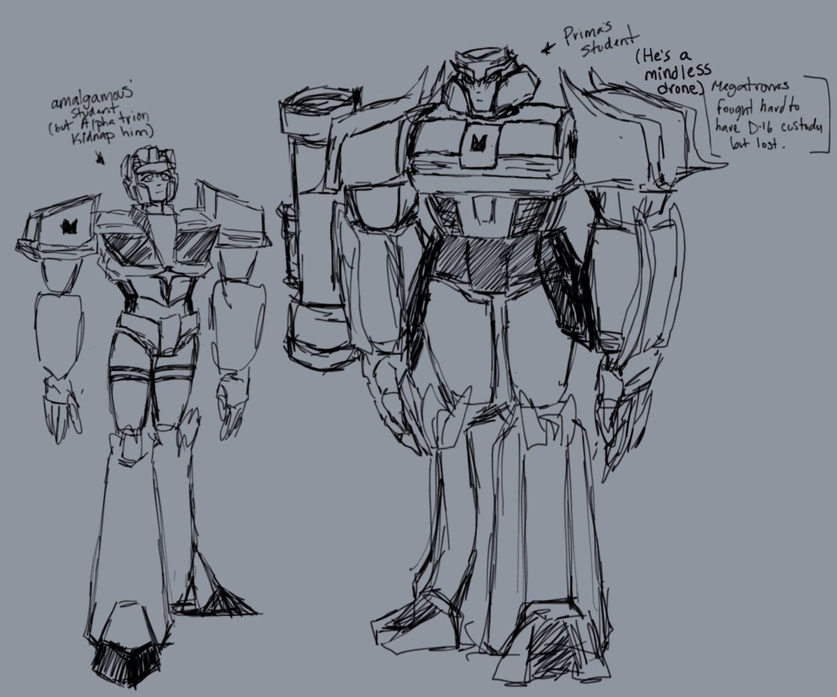 HatsukeKou's tweet photo. 🌌 AU: The War of Megatron
🌂Orion caught someone's attention D-16 a student that should of belong to Megatronus but Prima got to him first
☂️D-16 didn't like Orion's attention was on someone else and failing to have him he did what Prima told him.
🌧Part 2/3
#shockop vs #megop https://t.co/R2piPLkgEL
