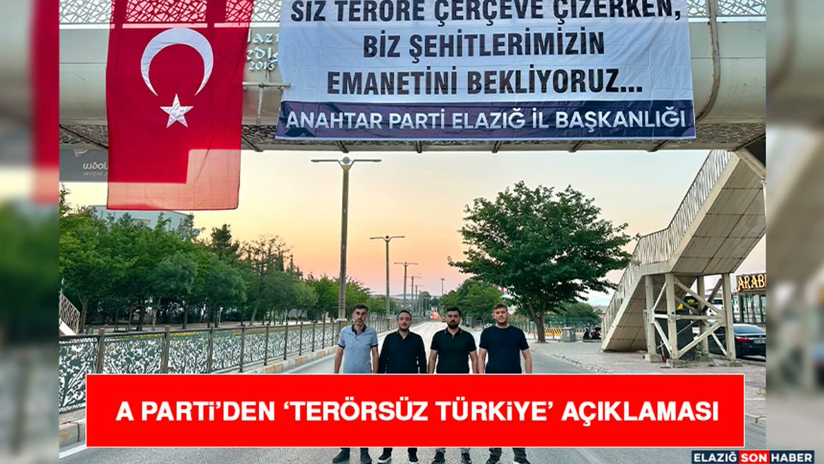 elazigsonhaber's tweet photo. A Parti’den ‘Terörsüz Türkiye’ Açıklaması

https://t.co/pF8yAvKFlU https://t.co/5bEymXyf3p