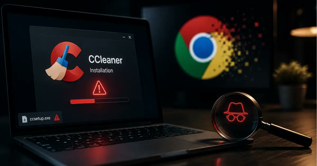 Xploitzone_01's tweet photo. 🚨 Spyware Alert

GhostDesk is spreading through fake CCleaner downloads, abusing Chrome extensions to steal browser data and maintain persistence on infected Windows systems.

🔗 https://t.co/arxDTifF2q

#CyberSecurity #Spyware #Malware #InfoSec https://t.co/crSoR2OQt3