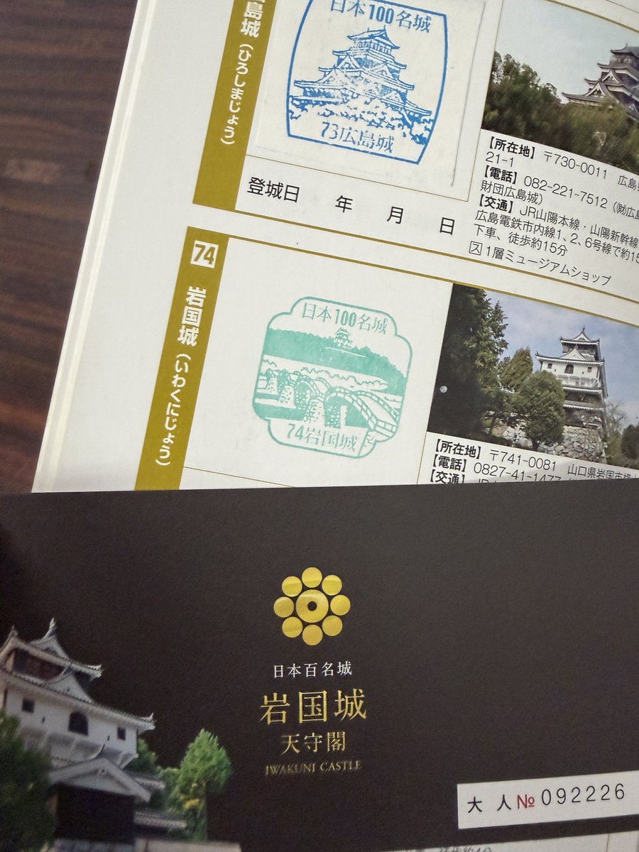 kyokorockwell's tweet photo. 1泊2日  城攻めの旅。
1日目  岩国城を攻めたあと、錦帯橋へ。
本日の宿は津和野。
明日は1日かけて津和野城を攻めます。
#城攻め https://t.co/OTyrBlrZpA