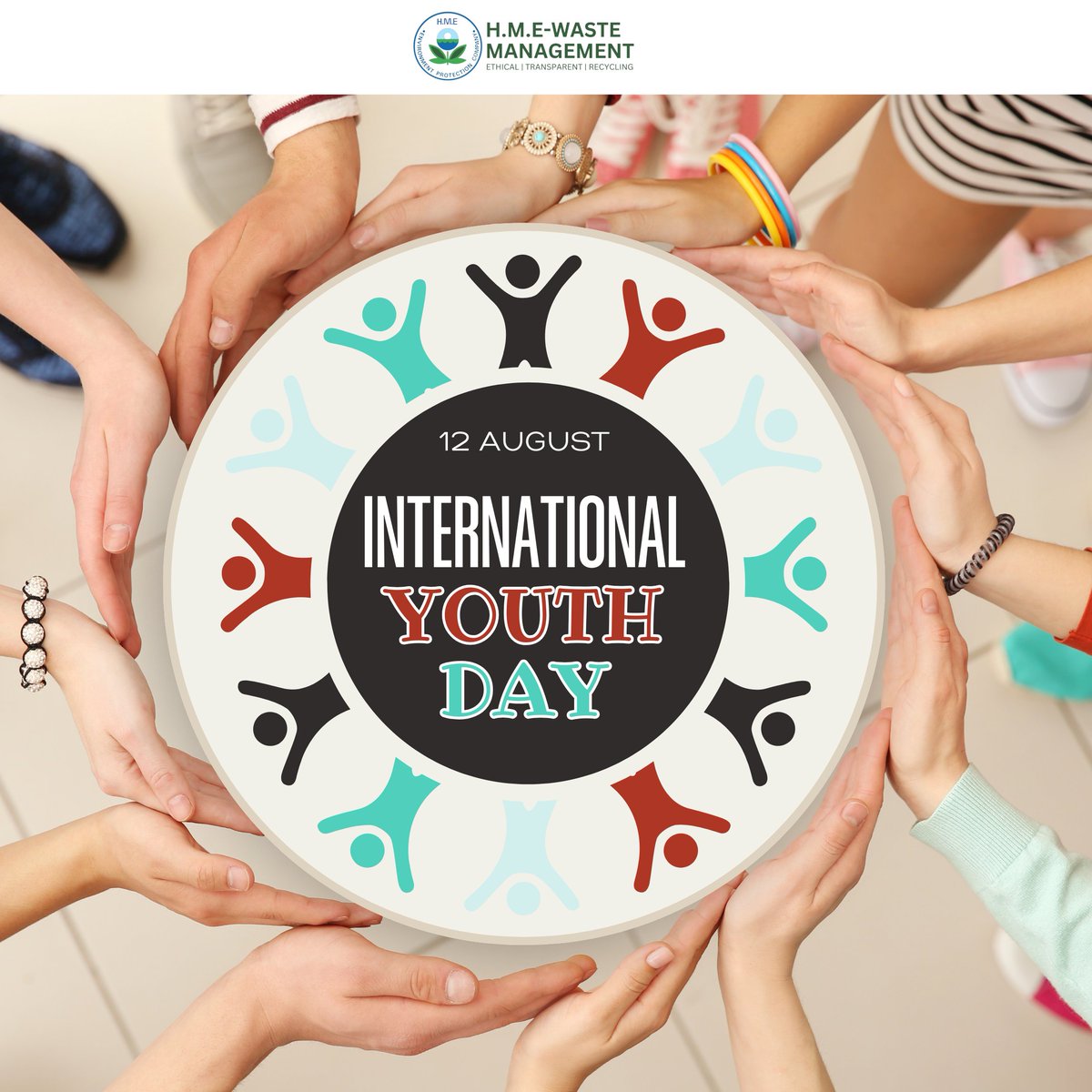 hmegreen's tweet photo. This International Youth Day, let’s be the generation that closes the loop. 🌱♻️

As we embrace technology, let’s also take responsibility for what happens to our old electronics. Reduce, Reuse &amp; Recycle e-waste responsibly for a cleaner, circular future.

#InternationalYouthDay https://t.co/4x6wM5vuGj